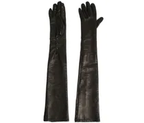 Lange Handschuhe aus Leder