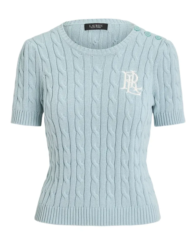 Ralph Lauren Pullover mit Zopfmuster - Blau Blau