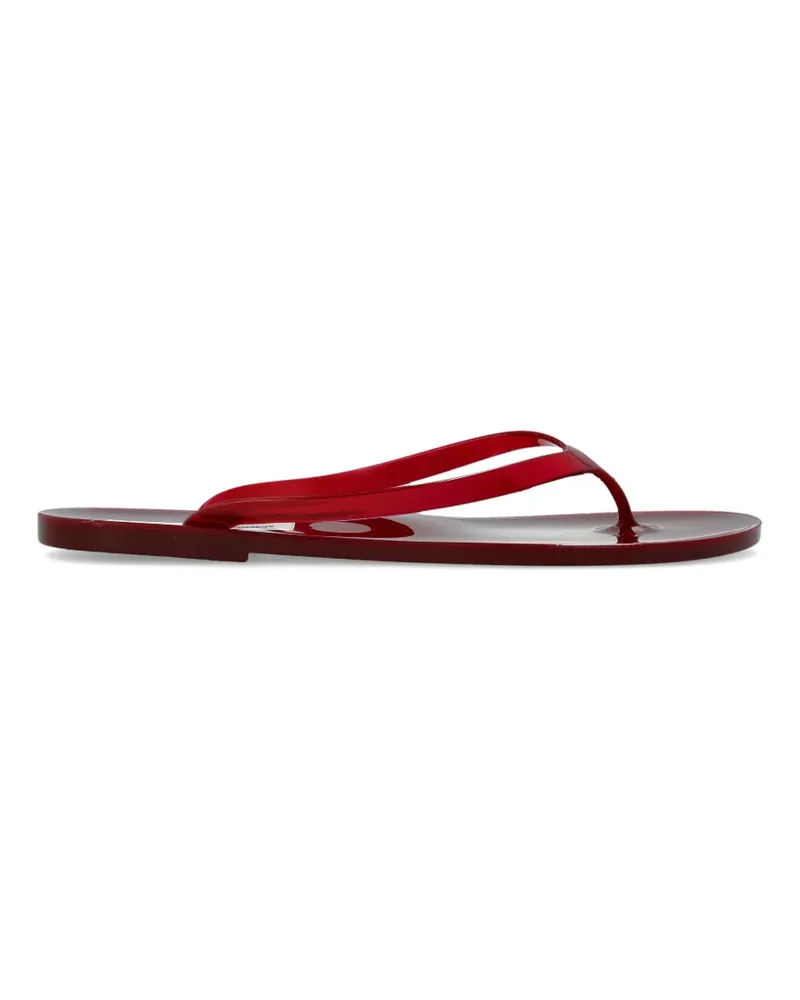 Christopher Esber Jo glossy flip-flops - Rot Rot