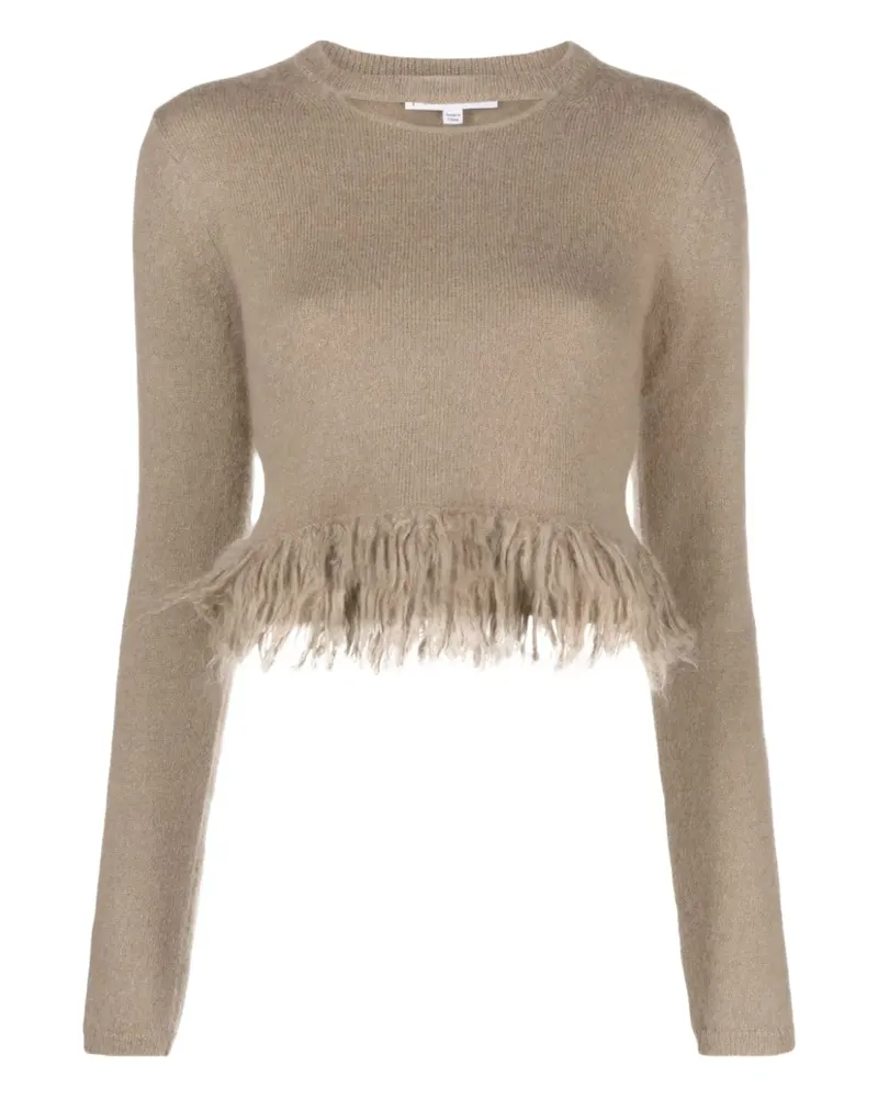 J.W.Anderson Pullover mit Fransensaum - Braun Braun