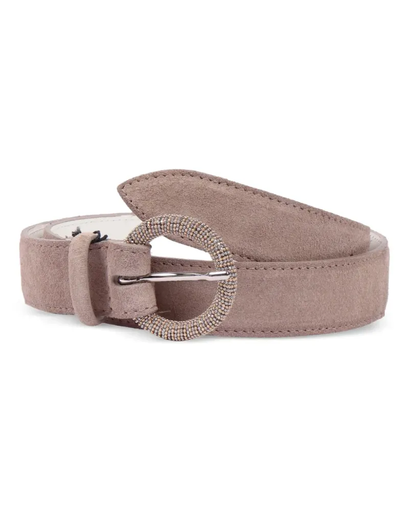 Orciani leather belt - Nude Nude