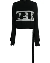 DRKSHDW by Rick Owens Pullover mit Intarsienmuster Schwarz