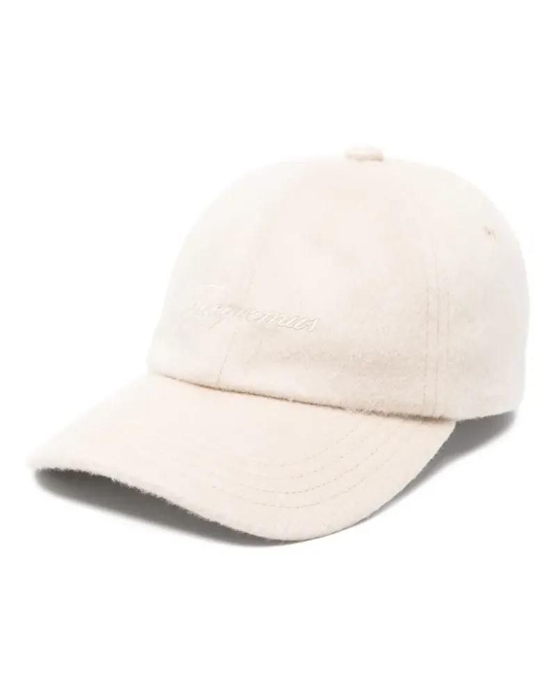 Jacquemus Baseballkappe mit Logo-Stickerei - Nude Nude