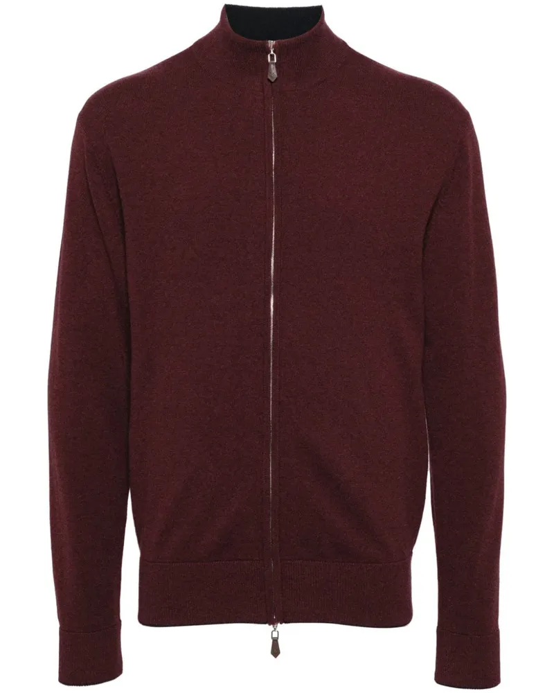 N.Peal Knightsbridge Pullover mit Reißverschluss - Nude Nude