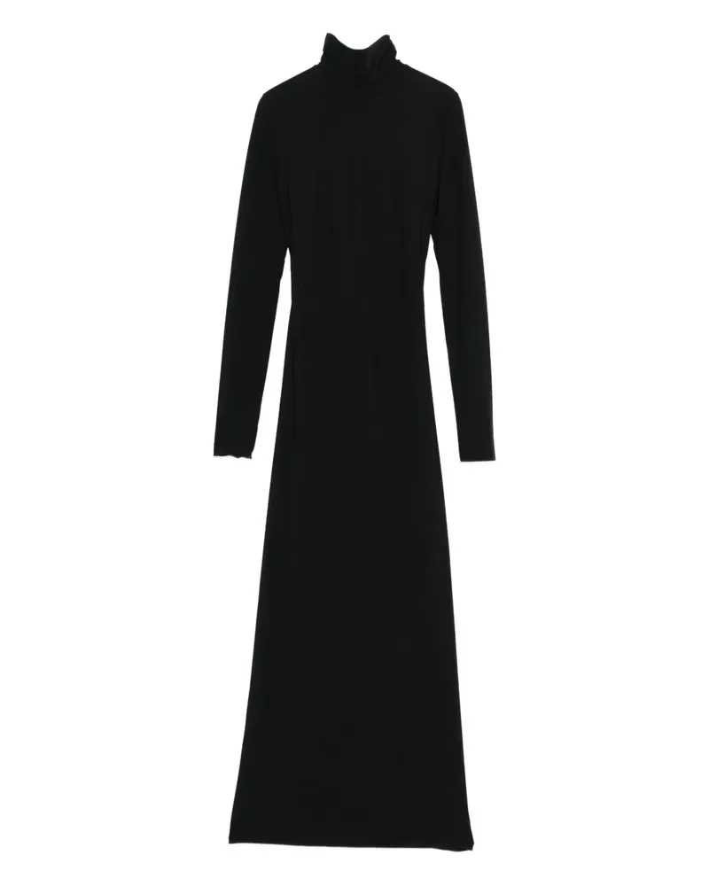 Amazuìn Jenna Midikleid - Schwarz Schwarz