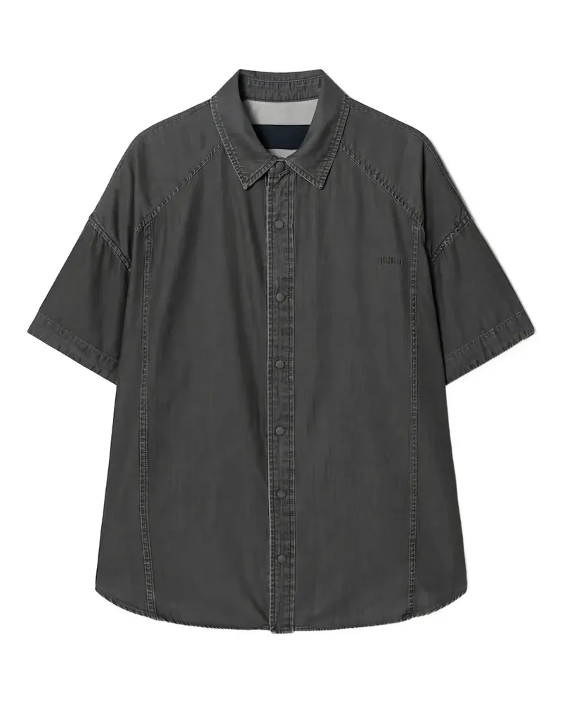 JUUN.J Kurzärmeliges Jeanshemd - Grau Grau