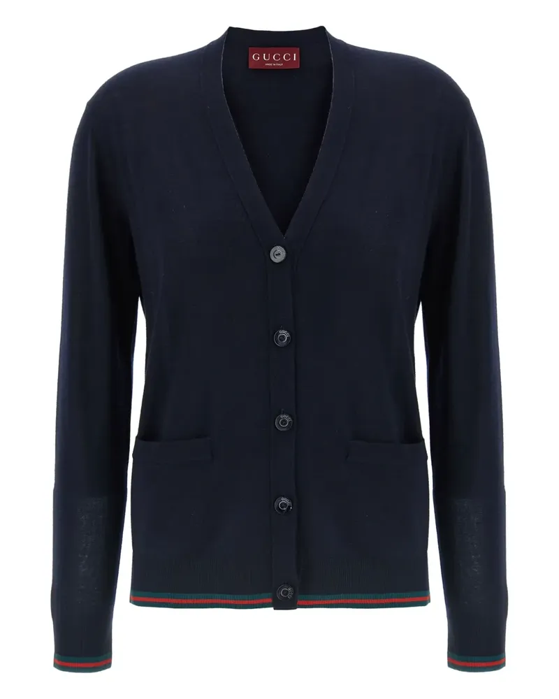 Gucci Cardigan mit Knöpfen - Blau Blau
