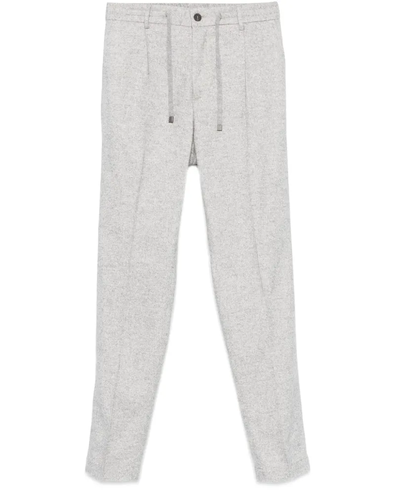 Peserico Tapered-Hose - Grau Grau