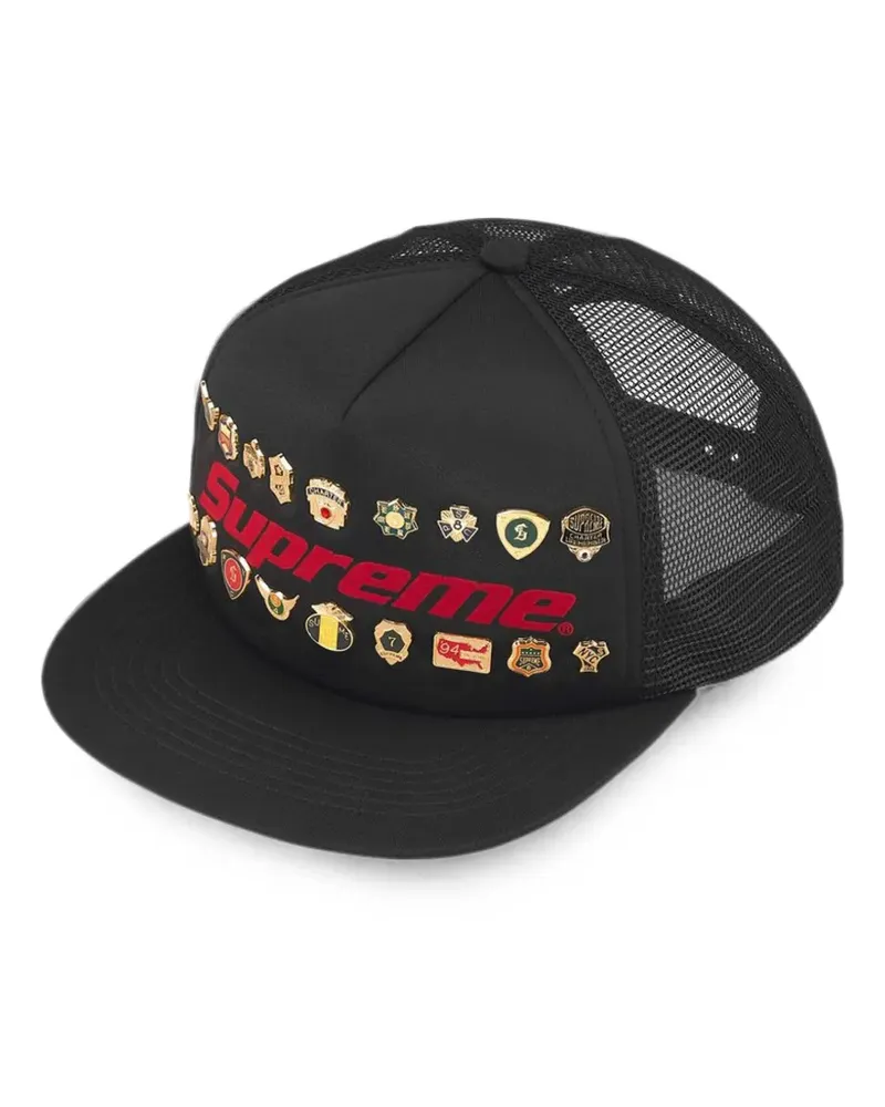 Supreme Being pin-embellished five-panel cap hat - Schwarz Schwarz