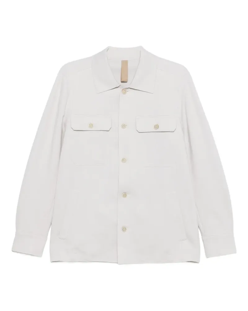 Eleventy Hemdjacke mit Knöpfen - Grau Grau