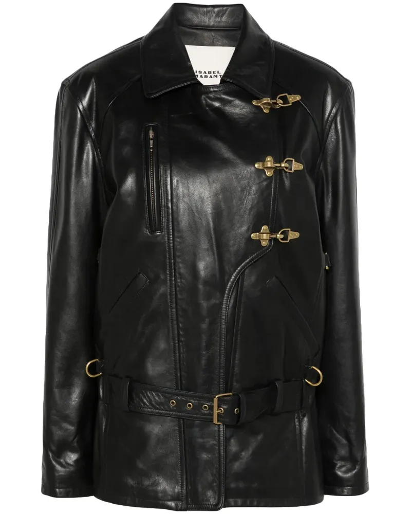 Isabel Marant Caitlyn Jacke - Schwarz Schwarz