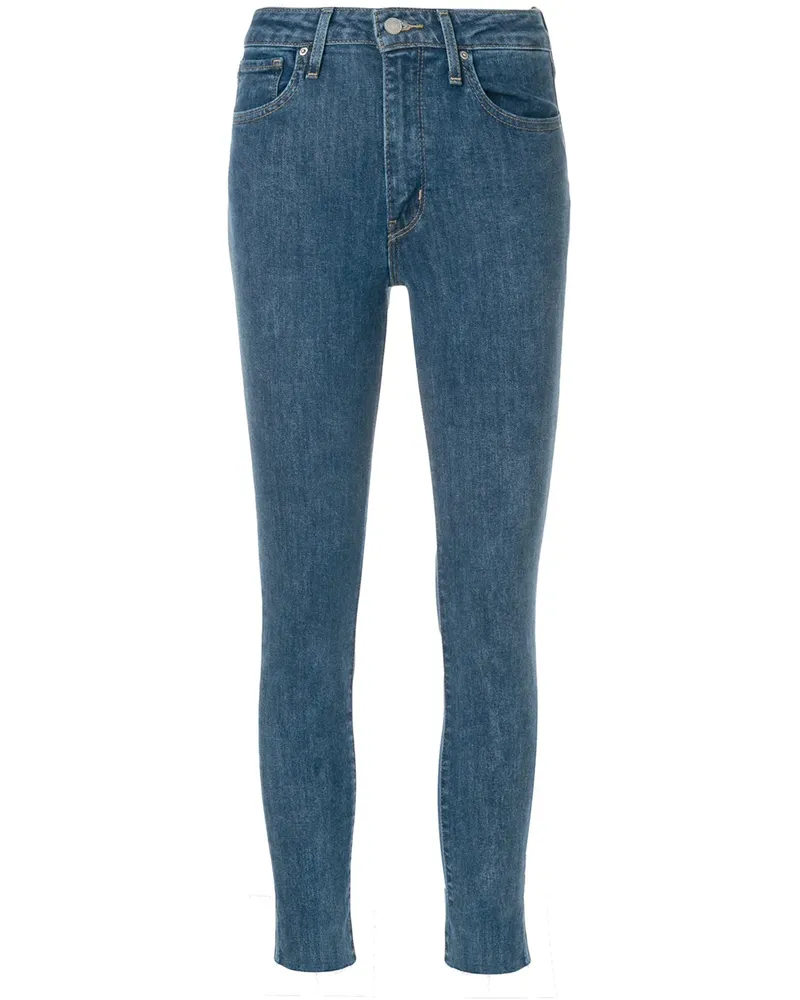 Levi's Cropped-Skinny-Jeans - Blau Blau
