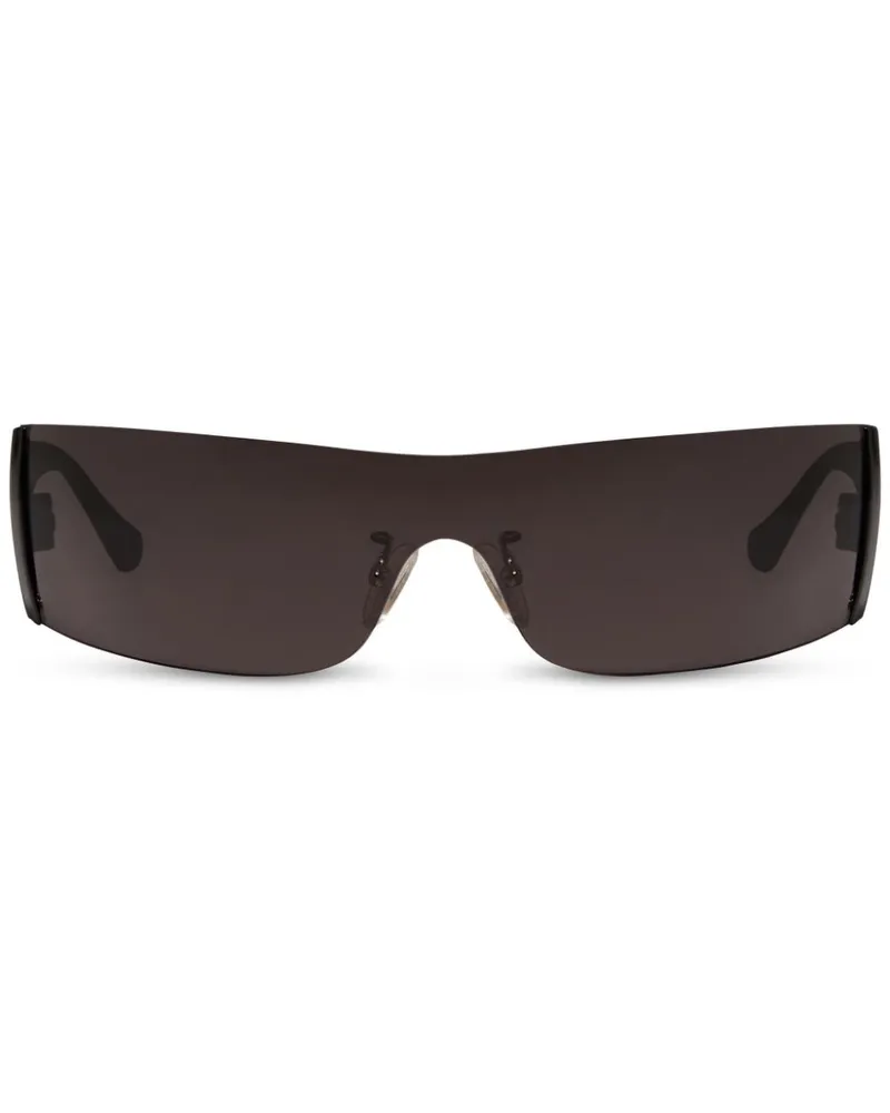 Courrèges Vision 2 Shield-Sonnenbrille - Schwarz Schwarz