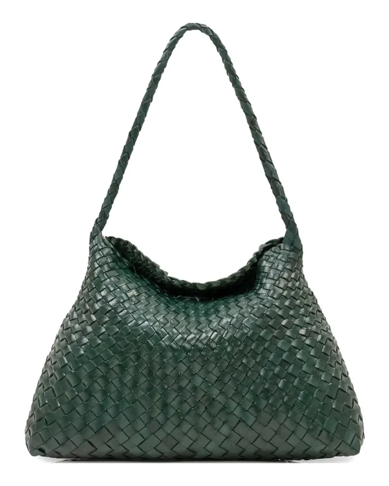 Dragon Diffusion Geflochtene Santa Maria Schultertasche - Grün Grün