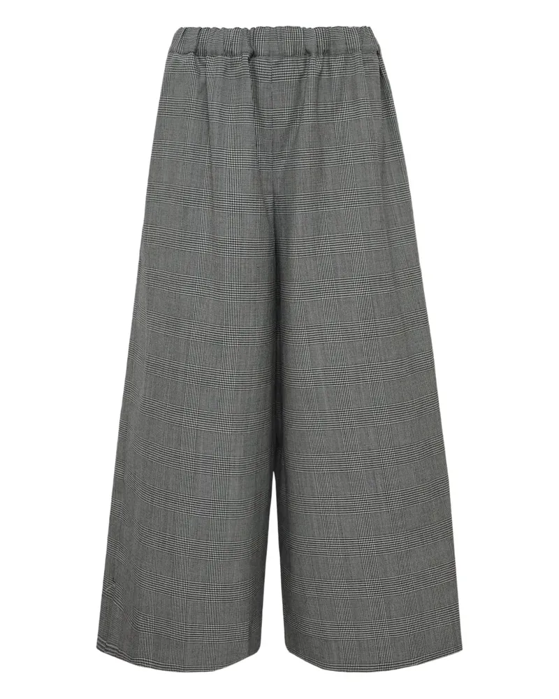 Comme des Garçons check trousers - Schwarz Schwarz