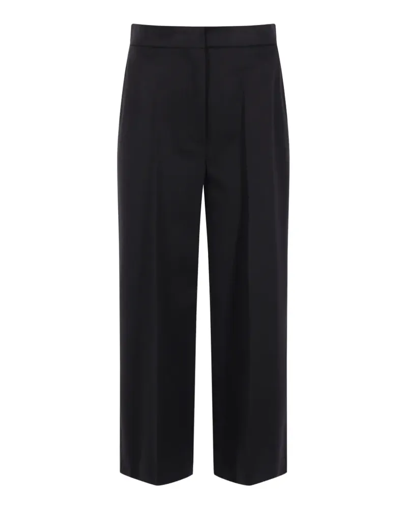 Max Mara Tapered-Hose mit Bundfalten - Schwarz Schwarz