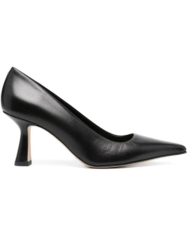 aeyde Pumps mit spitzer Kappe 80mm - Schwarz Schwarz