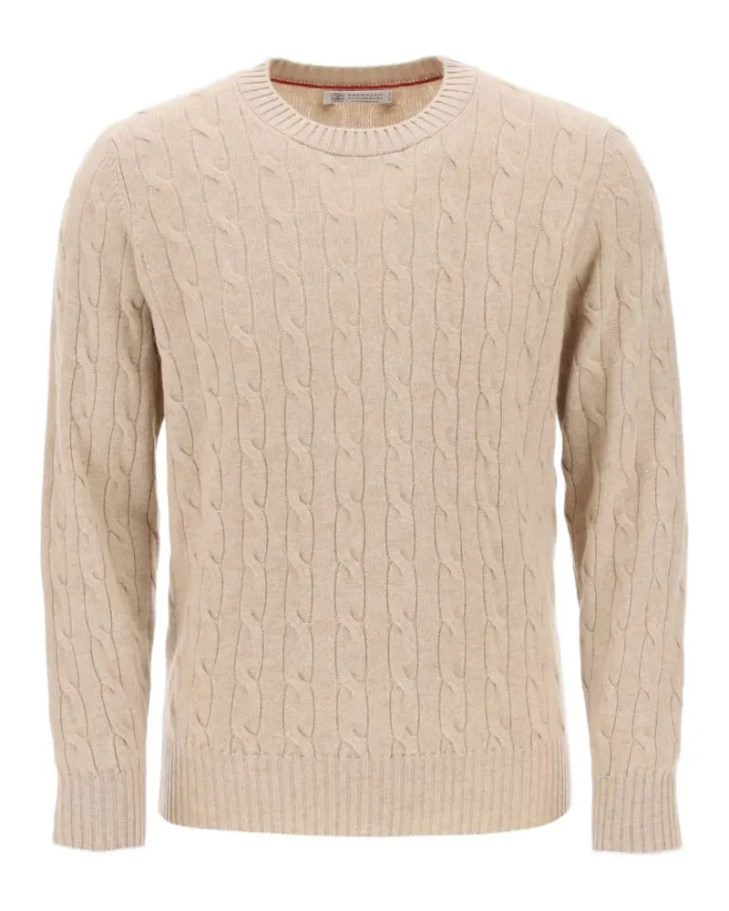 Brunello Cucinelli cable-knit cashmere sweater - Braun Braun