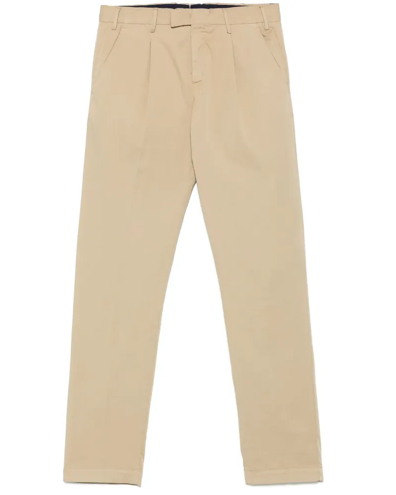PT TORINO Chino mit Faltendetail - Nude Nude