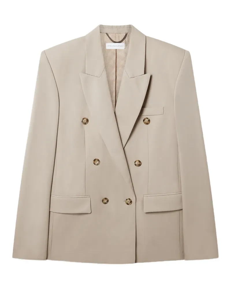 Stella McCartney Doppelreihige Cabanjacke - Nude Nude
