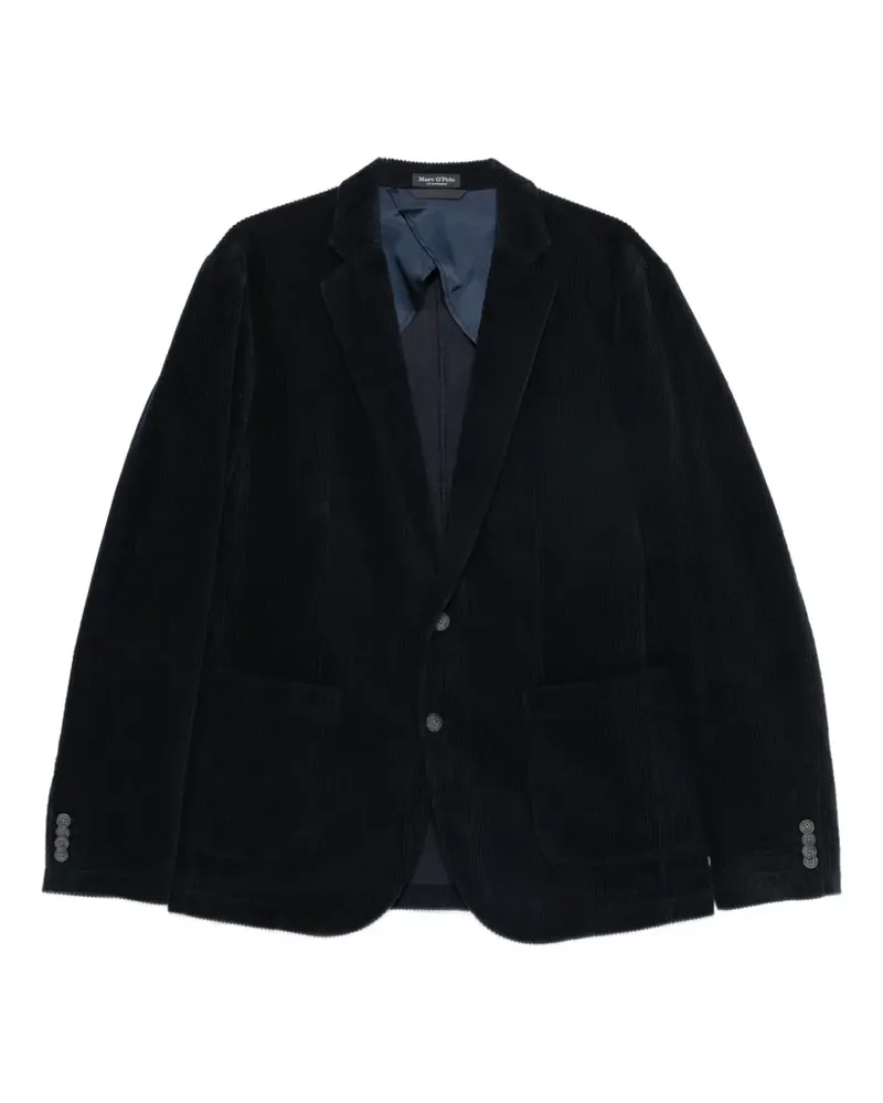 Marc O'Polo corduroy-textured blazer - Blau Blau