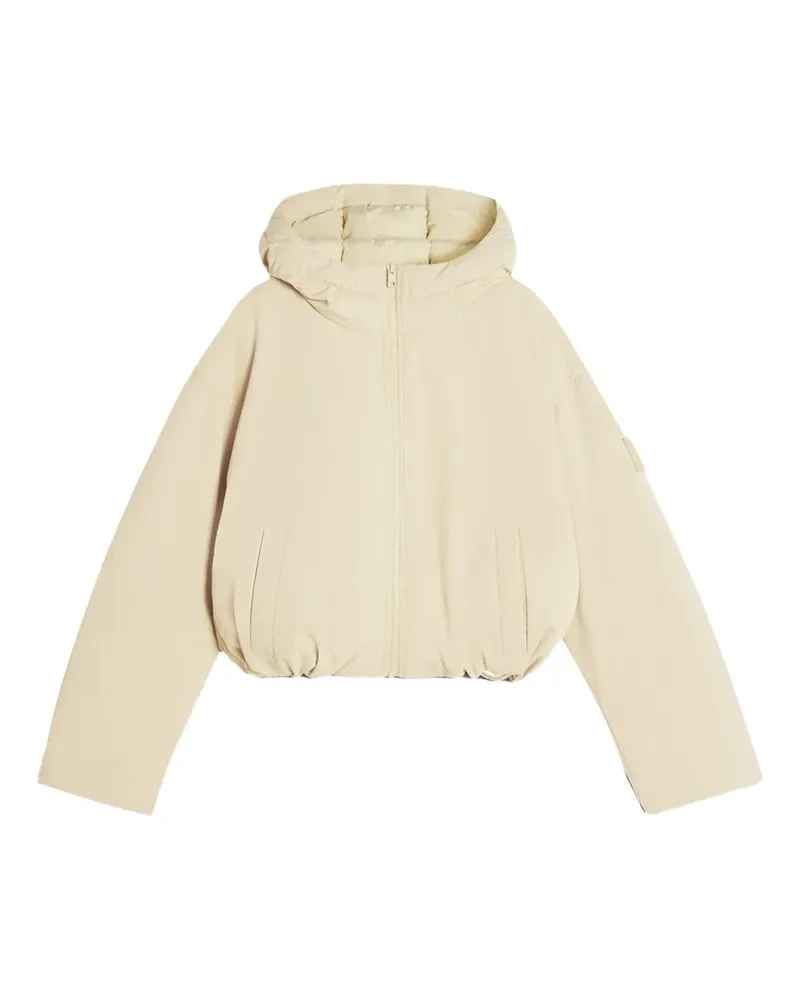 Kitsuné zip-up puffer jacket - Nude Nude