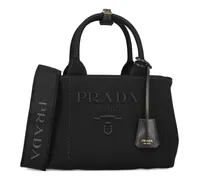 Kleiner Jardinière Tote Bag mit Logo-Stickerei - Schwarz