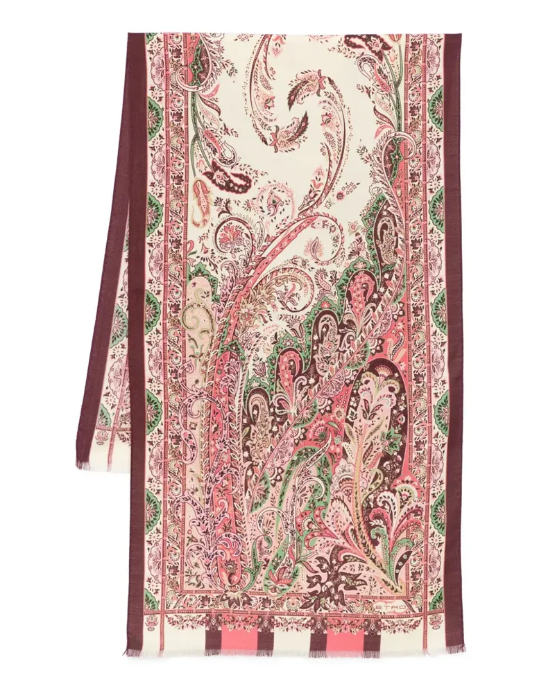 Etro Schal mit Muster - Nude Nude