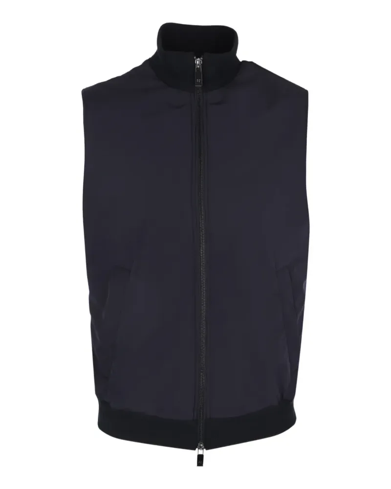 Pal Zileri zip-up gilet - Blau Blau