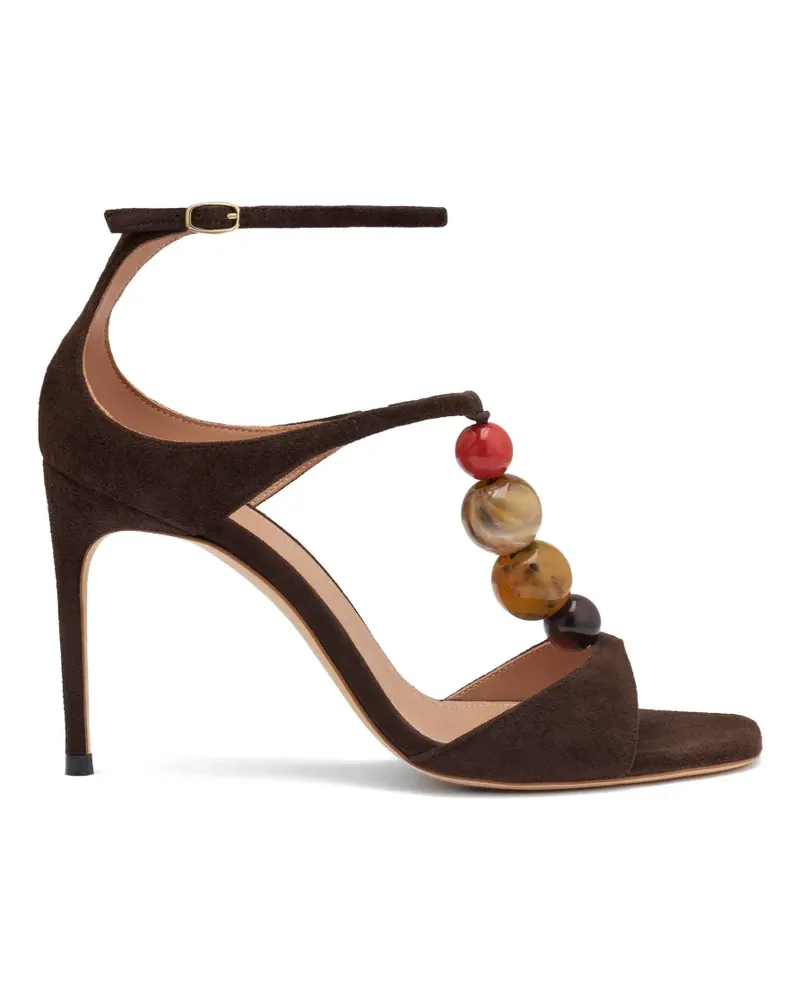 Malone Souliers Leia bead-embellished sandals - Braun Braun