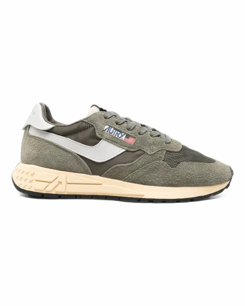 AUTRY Reelwind panelled suede sneakers - Grün Grün