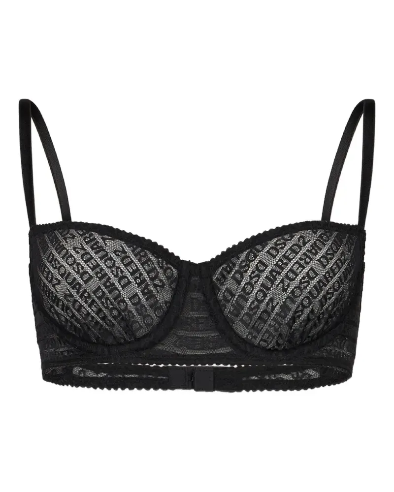 Dsquared2 Balconette-BH - Schwarz Schwarz