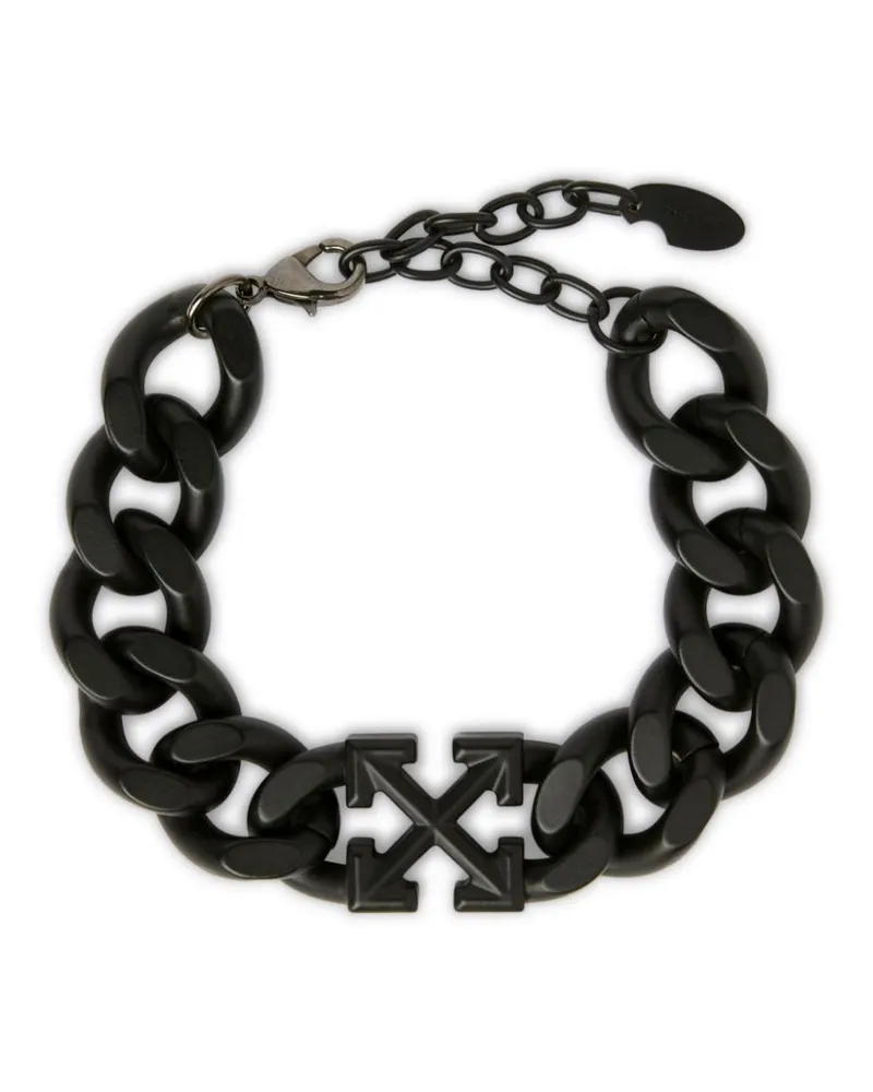 OFF-WHITE Arrow-Kettenarmband - Schwarz Schwarz
