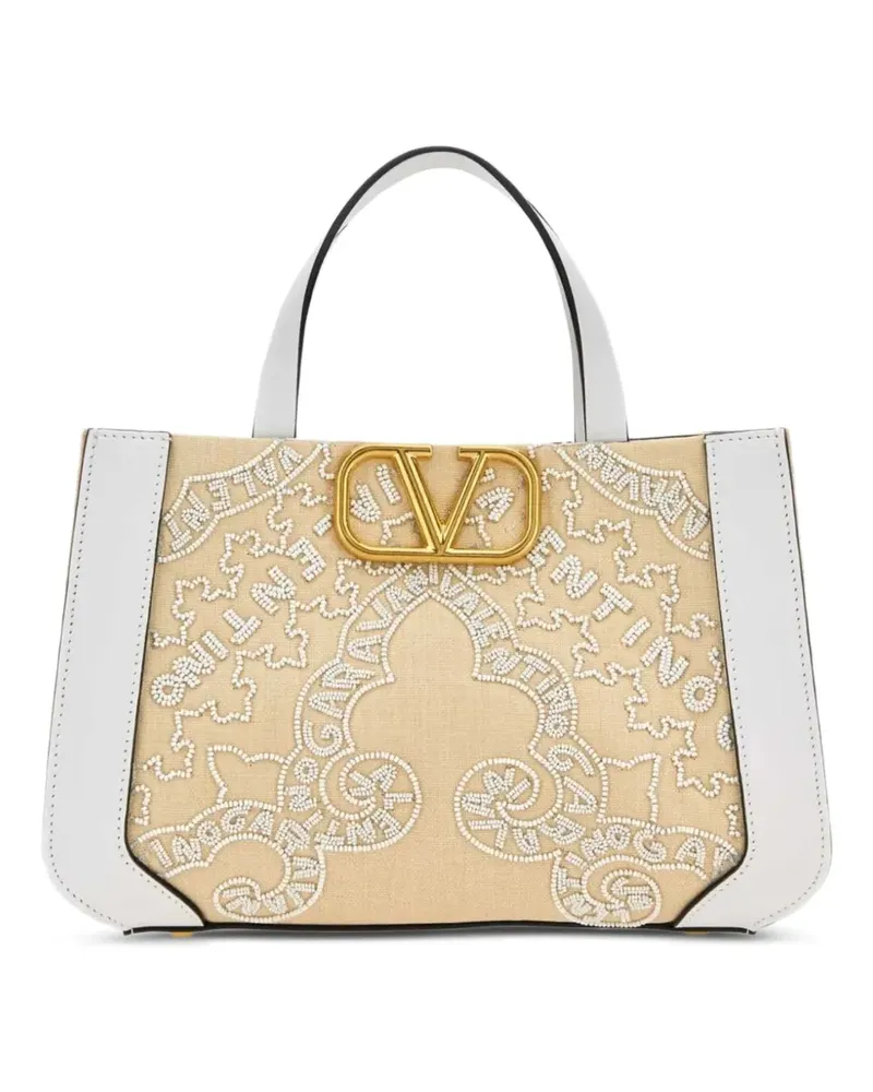 Valentino Garavani Handtasche mit VLOGO - Nude Nude