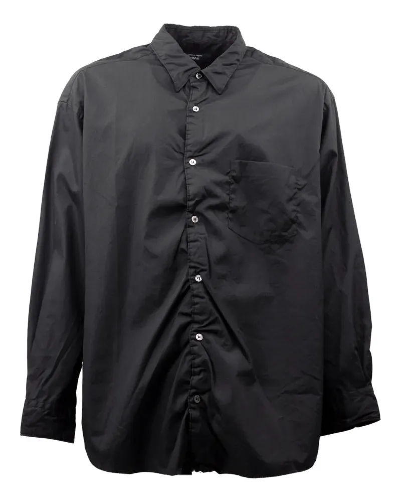 Comme des Garçons Langärmeliges Hemd - Schwarz Schwarz