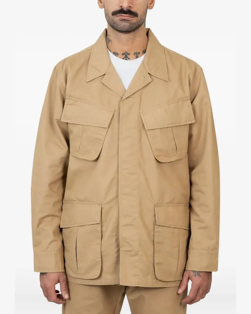 Universal Works Jacke mit mehreren Taschen - Nude Nude