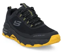 Wasserabweisende Sneakers mit Schnürung - Schwarz