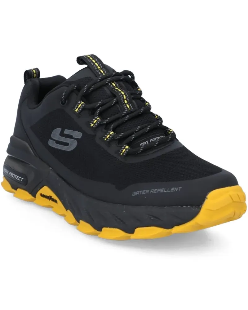 Skechers Wasserabweisende Sneakers mit Schnürung - Schwarz Schwarz