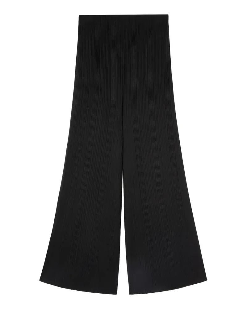 AGNONA Gerippte Strickhose - Schwarz Schwarz