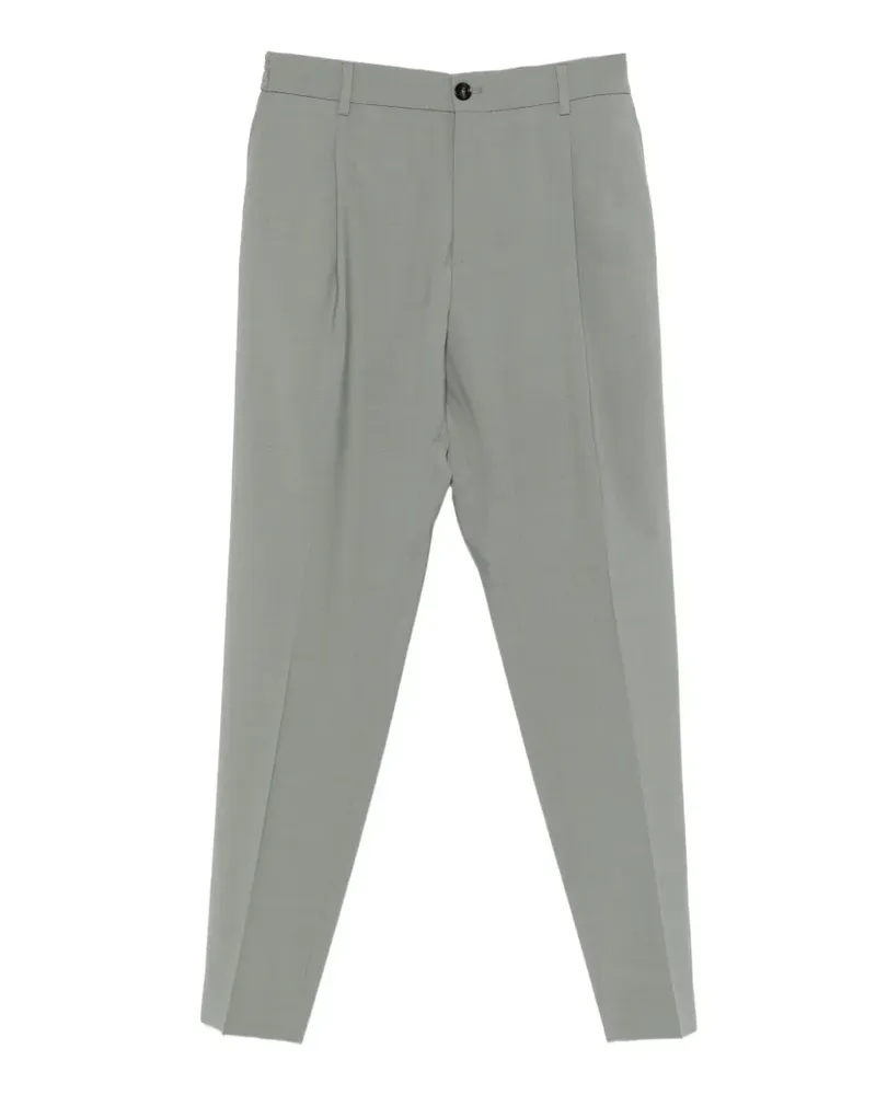 Be Able Hose mit Bundfalten - Grün Grün