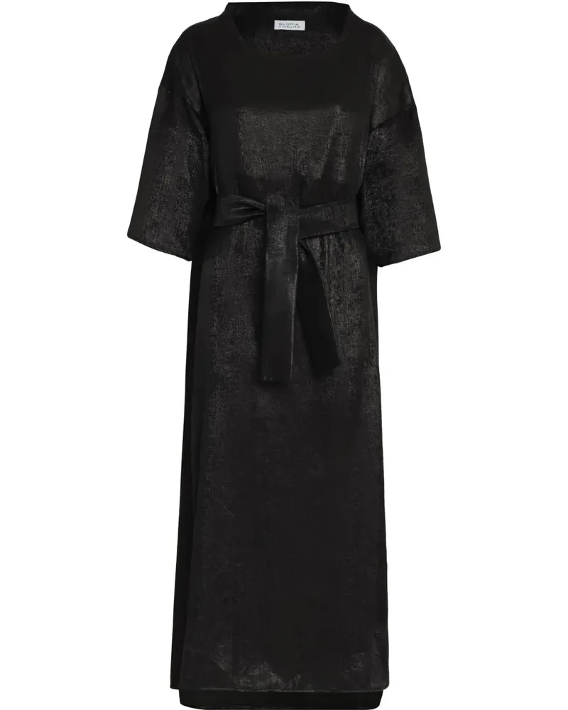 Gloria Coelho Kleid mit halblangen Ärmeln - Schwarz Schwarz