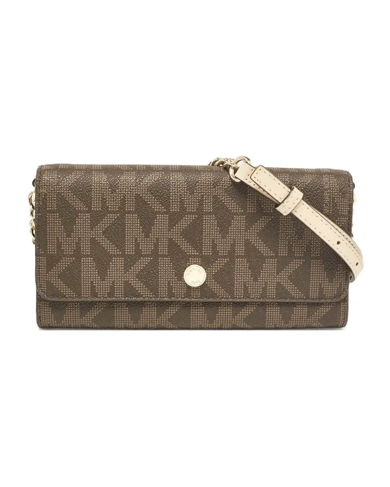 Michael Kors Clutch mit Monogramm - Braun Braun