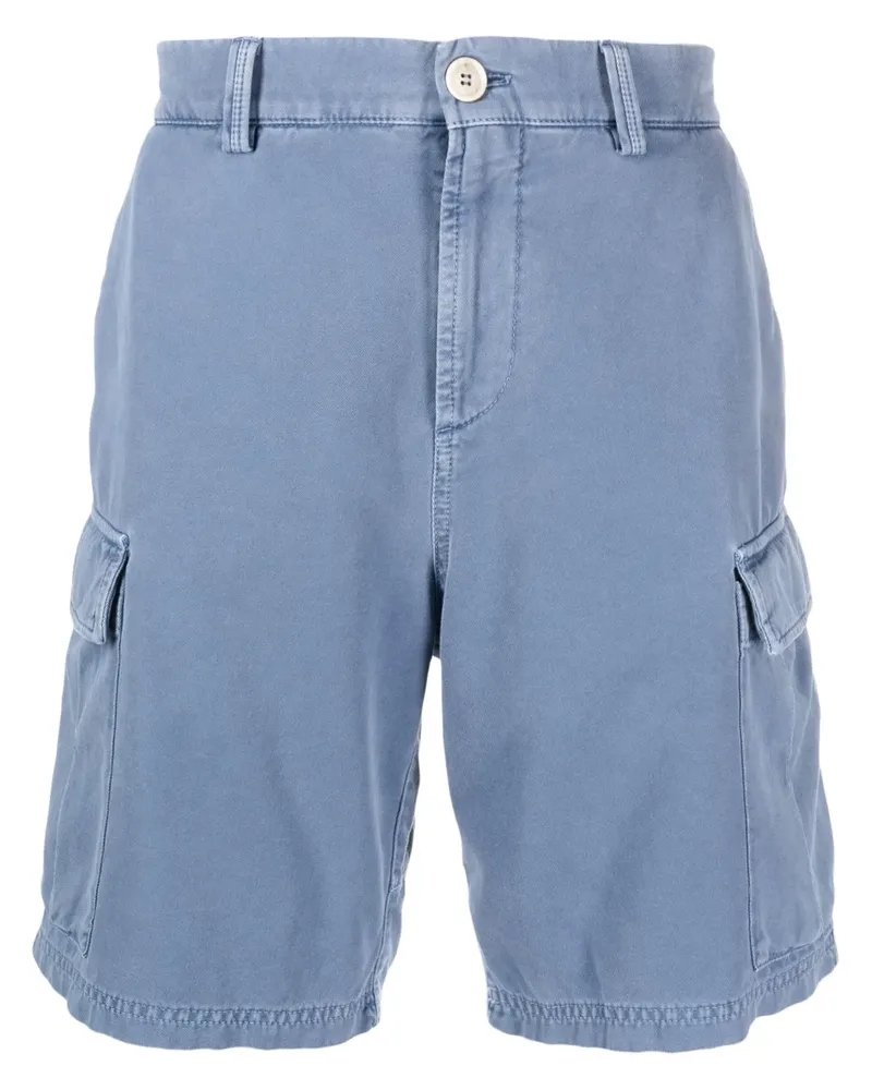Brunello Cucinelli Klassische Cargo-Shorts - Blau Blau