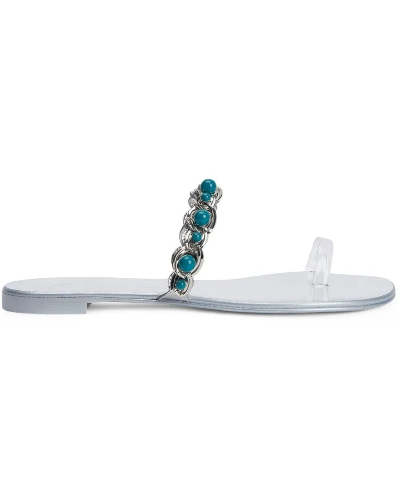 Giuseppe Zanotti Marguerithe Sandalen - Silber Silber