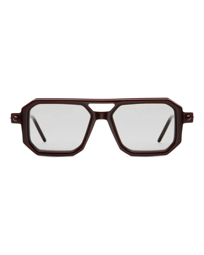 KUBORAUM Geometrische P8 Brille - Rot Rot