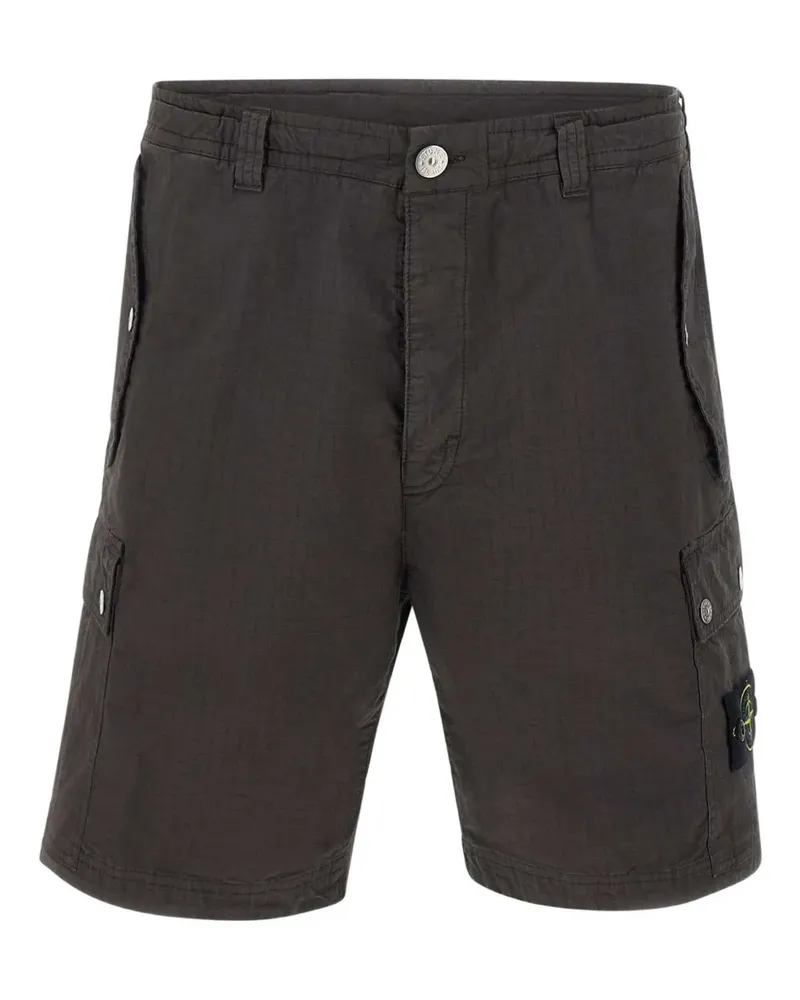 Stone Island Ripstop Cargo-Shorts - Grau Grau
