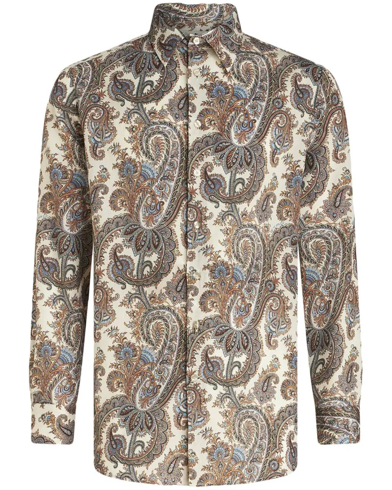 Etro Hemd mit Paisley-Print - Nude Nude