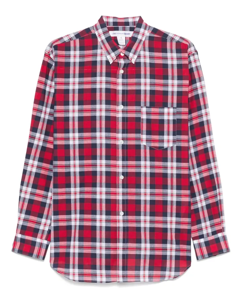 Comme des Garçons Kariertes Hemd - Rot Rot