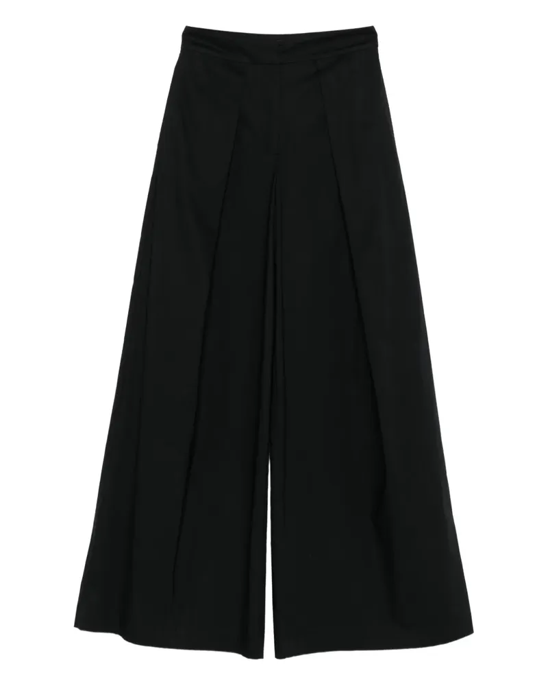 Karl Lagerfeld Plissierte Hose - Schwarz Schwarz