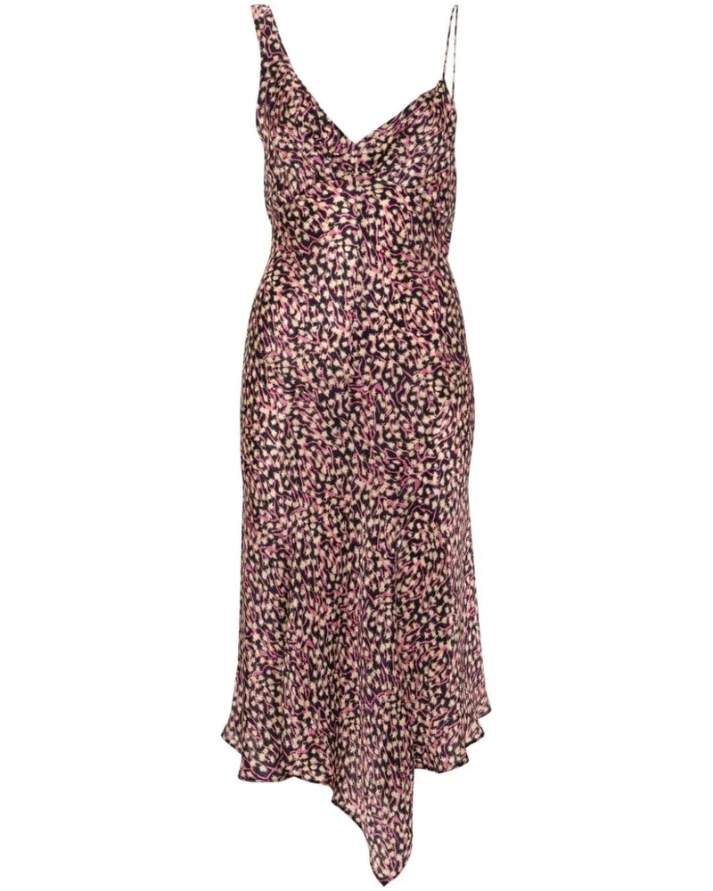 Isabel Marant Lucia Spaghettikleid mit grafischem Print - Violett Violett